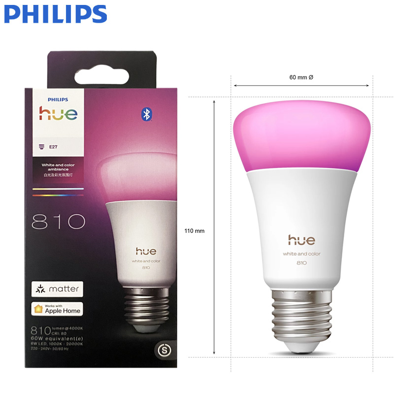 Philips Bulb Hue - Philips Hue E27 A60 Beyaz ve