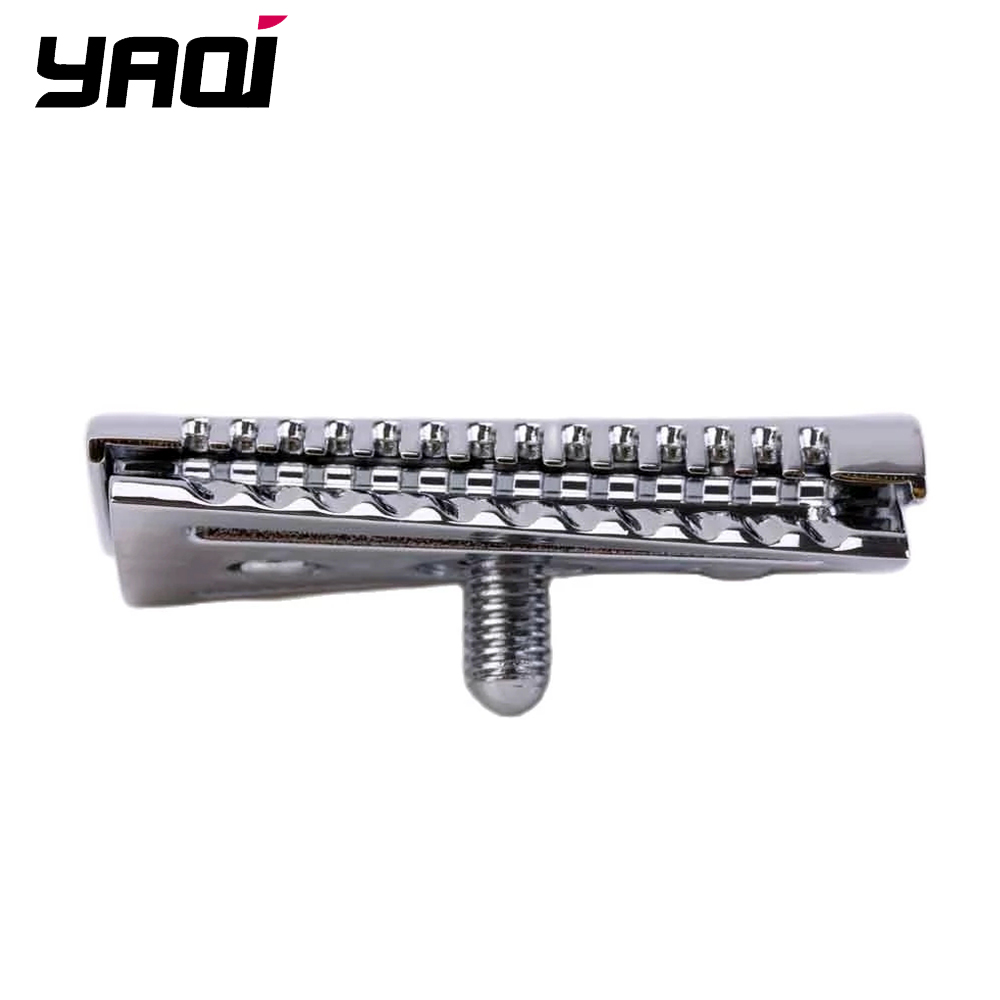 Safety Razor Handle - YAQI Üst Agresif Krom Renk Çift