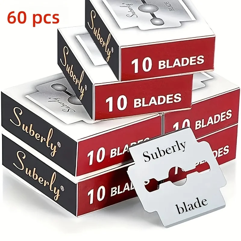 Safety Razor Handle - Paslanmaz Çelik Güvenlikli Tıraş Bıçakları, Yarım