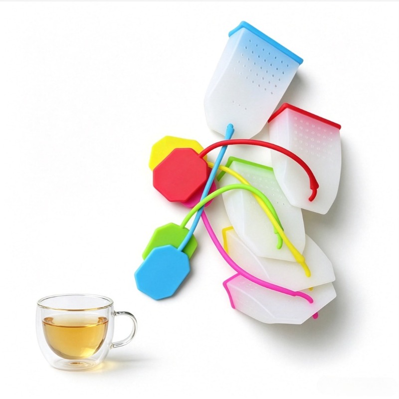 Loose Leaf Tea Infuser - Gıda Sınıfı Silikon Çay Demleyici, 3'lü