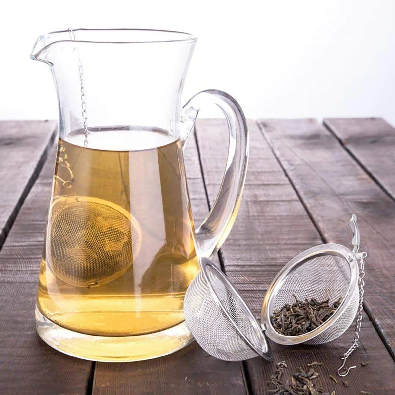 2-10 adet paslanmaz çelik top  - Loose Leaf Tea Infuser incelemesi ve fiyatı