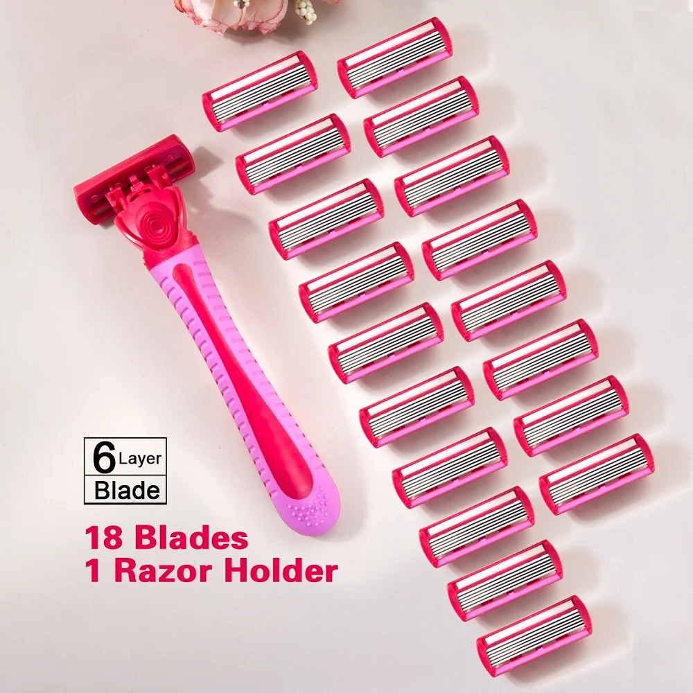1 Saplı + 18 Bıçaklı/ Kadınlar - Safety Razor Handle incelemesi ve fiyatı