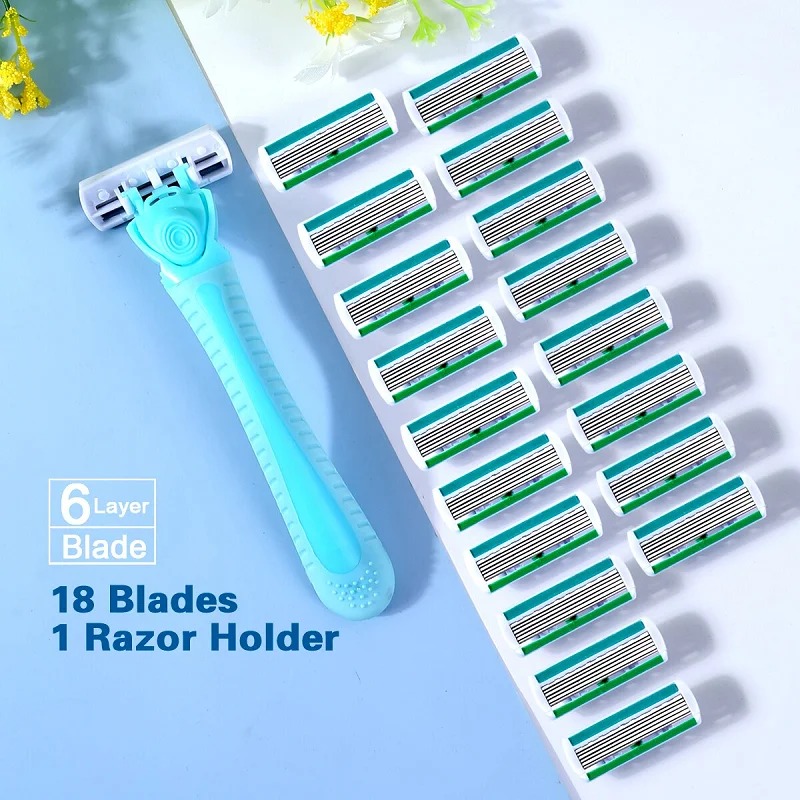 1 Saplı + 18 Bıçaklı/ Kadınlar - Safety Razor Handle incelemesi ve fiyatı