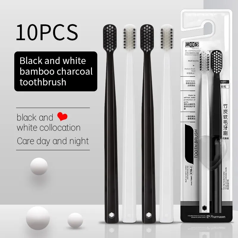 kkjoy 10PCS Bambu Kömürlü Diş  - Bamboo Toothbrush Set incelemesi ve fiyatı
