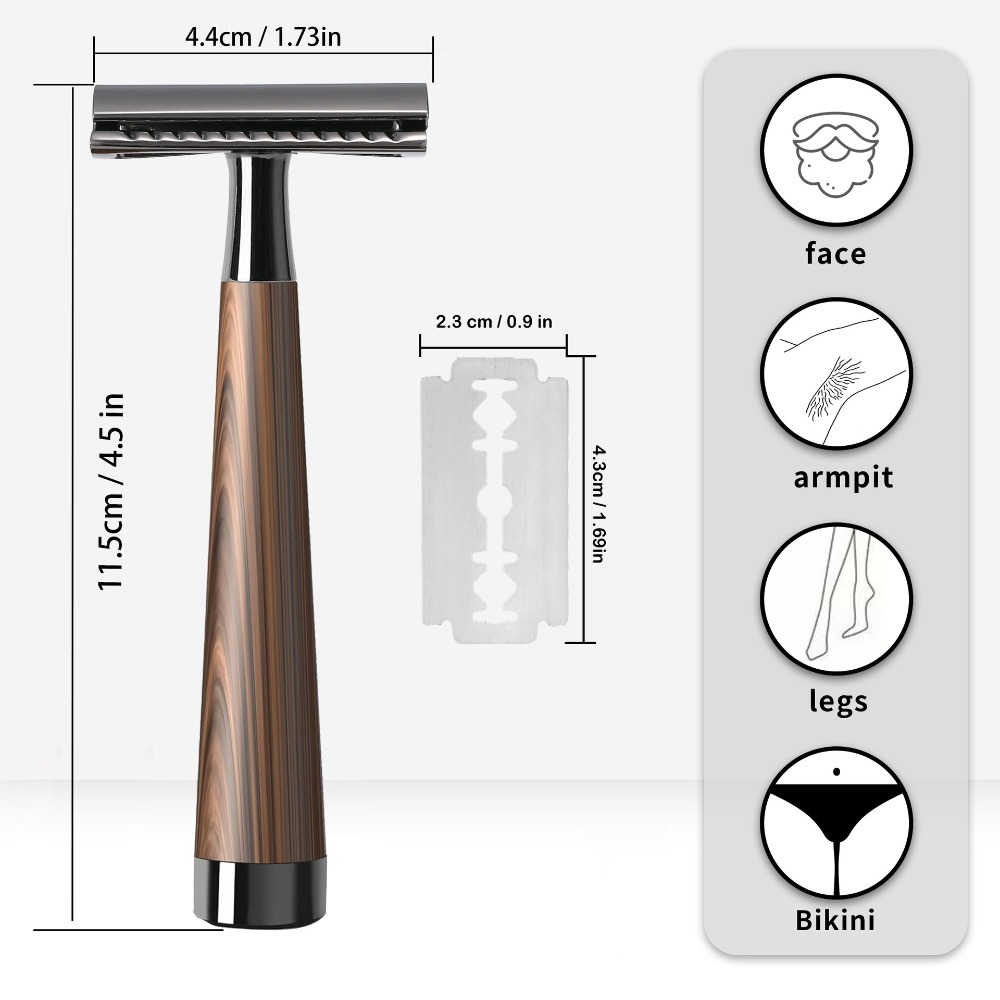 Profesyonel Erkekler İçin Çift - Safety Razor Handle incelemesi ve fiyatı