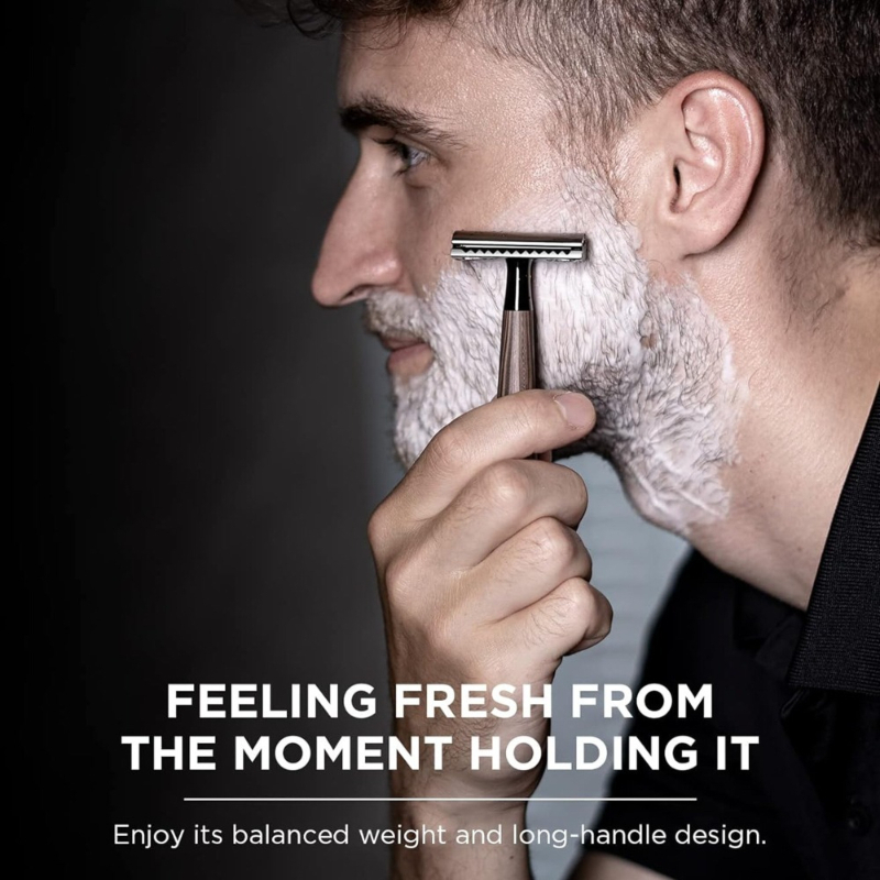 Profesyonel Erkekler İçin Çift - Safety Razor Handle incelemesi ve fiyatı