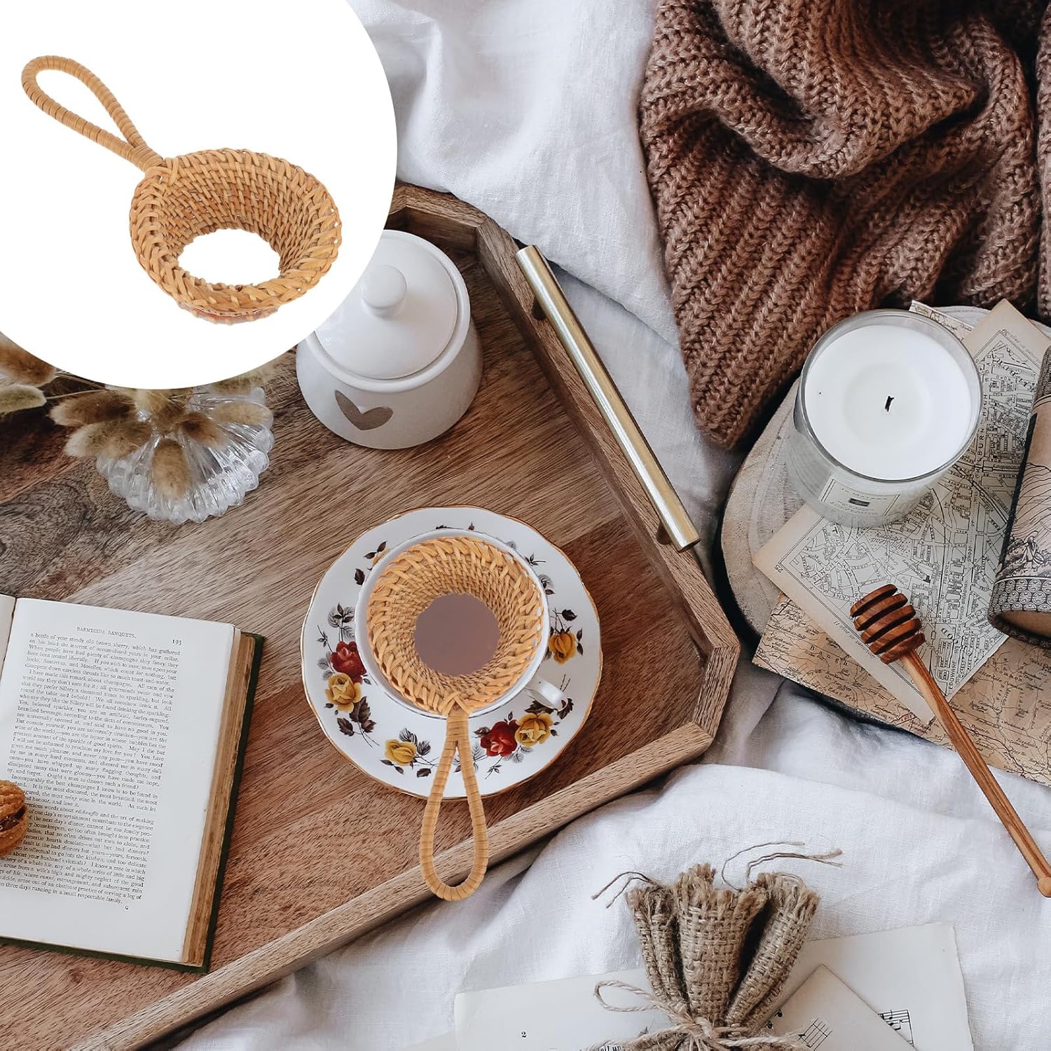 Rattan Çay Süzgeci El Yapımı İ - Loose Leaf Tea Infuser incelemesi ve fiyatı