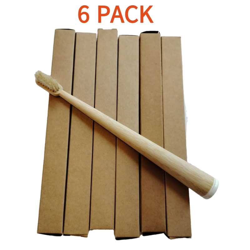 6'lı Paket Domuz Kılı ve Bambu - Bamboo Toothbrush Set incelemesi ve fiyatı