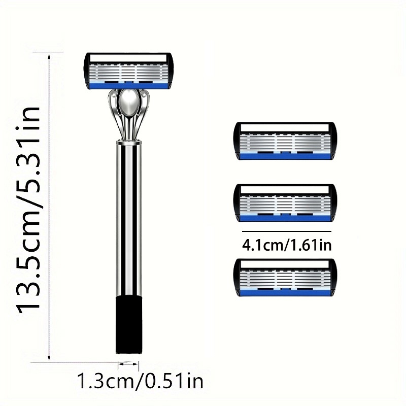 2 saplı, 30 bıçaklı, 6 katmanl - Safety Razor Handle incelemesi ve fiyatı