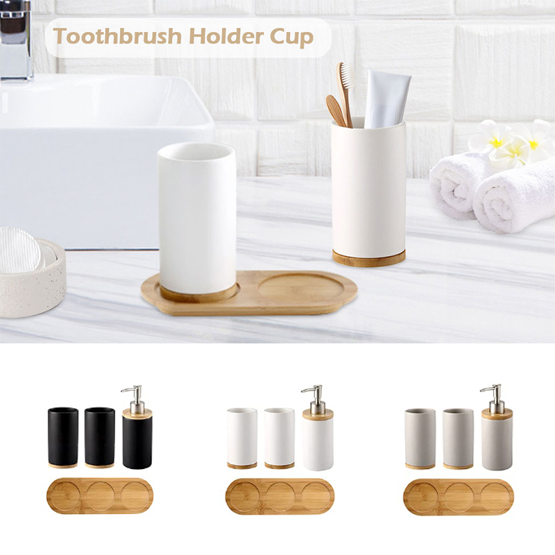 Seramik Banyo Seti İnce Cerami - Bamboo Toothbrush Set incelemesi ve fiyatı